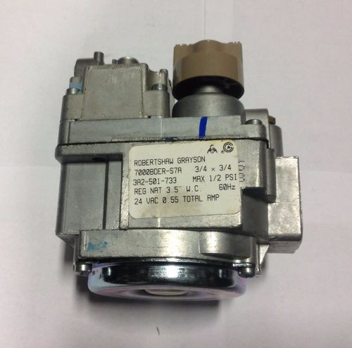 ~discounthvac~rb-700056-robertshaw 24v combo gas valve 3/4&#034; x 3/4&#034; 7000bder-87a for sale