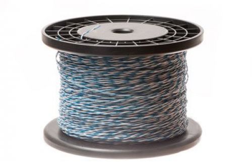 ECore Cables 24 AWG Cross Connect Wire - 1 Pair - Cat5e Rated - Blue/White -