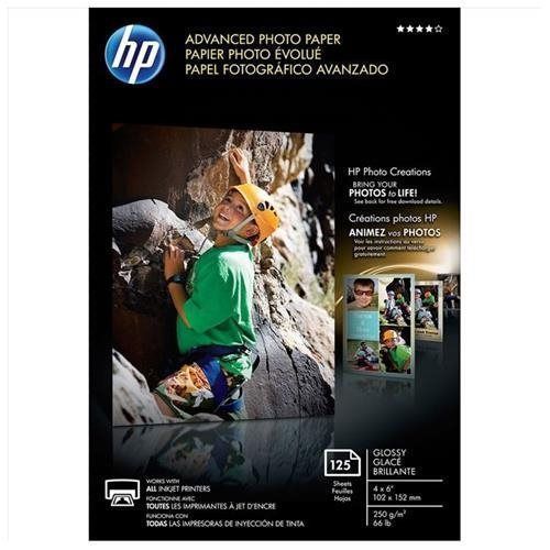 HP Advanced 4x6 Glossy Photo Paper 125 Sheets Brand New and Sealed in package
