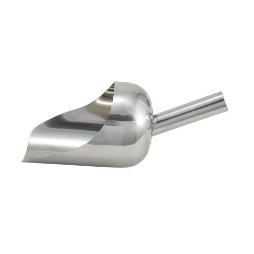 Winco SSC-3 Stainless Steel 3-Quart Utility / Ice Scoop (96 oz.)