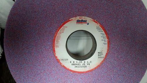 Radiac 935787 ceramic surface grinding wheel t1 8x1.25x1.5, 3.3x0.5, 34131020 for sale