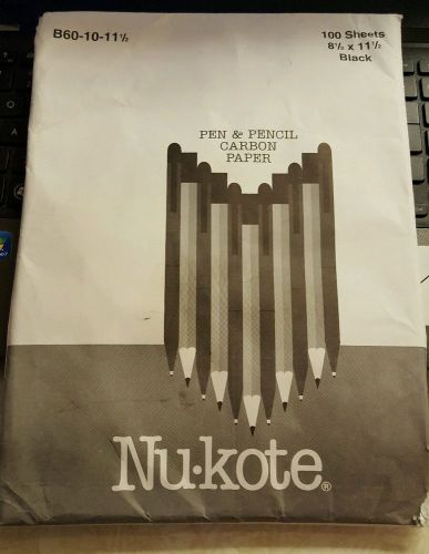 100 NU-KOTE NUKOTE NK 11 1/2 CARBON PAPER FOR ALL TYPEWRITERS