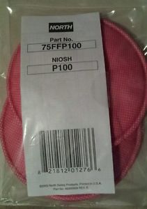 New north safety filter 75ffp100 p100 2 pack for sale