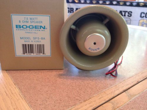 Bogen SP58A SP5-8A  4 Ohms 7.5 Watt Paging Speakers / Horn