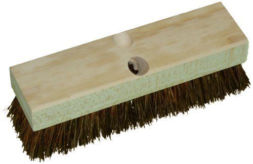 Zephyr 41410 Palmyra Wood Deck Scrub Brush, 10&#034; Length Pack of 12