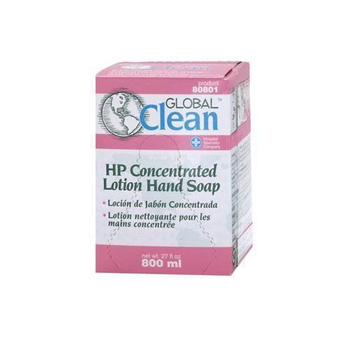 Hospeco Global Clean 80801 Pink High Performance Concentrated Lotion Hand Soap,