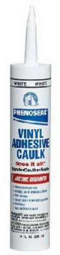 Dap 00005 White Phenoseal Does It All Vinyl Adhesive Caulk 10-Ounce