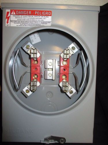 Milbank 125Amp Meter Socket Type 3R Enclosure Series U-125