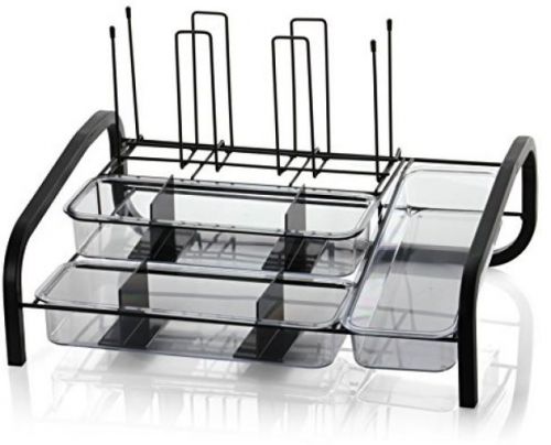 Officemate breakcentral multi breakroom organizer and coffee pod holder, black for sale
