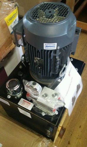 Monarch 5 hp 208-230/460vac hydraulic power unit, 3000 psi 2.3 gpm free shipping for sale