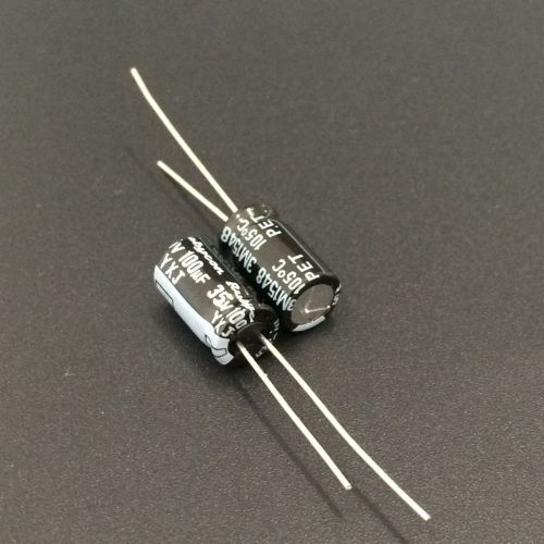 10pcs 35v 100uf 35v rubycon yxj 6.3x11 low impedance long life capacitor for sale