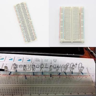 Universal White Breadboard 830 Points Solderless PCB Bread Board Test Arduino