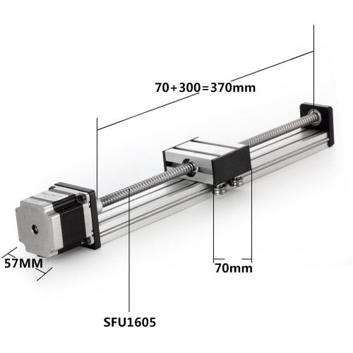 Konmison 300mm Travel Length Linear Stage Actuator DIY CNC Router Parts X Y Z...