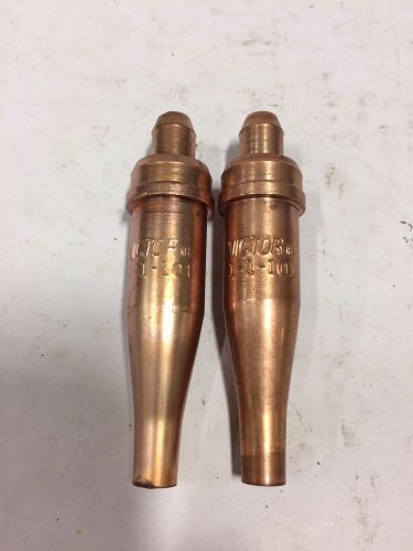 Victor acetylene torch tip 1-1-101 2pc for sale