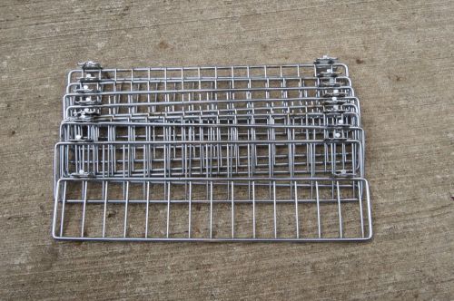 Wire Shelf Fencing Divider Lozier Madix Gondola Shelving 14-7/8&#034; x 3&#034; Lot of 10