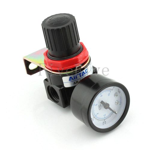 AR2000 Air Control Compressor Pressure Relief Regulator Pneumatic Valve Gauge