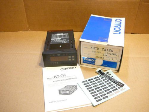 K3th-ta12a-dc12-24 omron new in box panel meter k3thta12a k3th-ta12a for sale