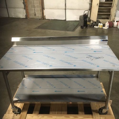 Amtekco stainless steel work table with undershelf 60&#034;lx30&#034;w new for sale