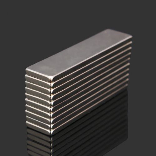 10pcs N52 40x10x2mm Super Strong Block Cuboid Magnets Rare Earth Neodymium Magne