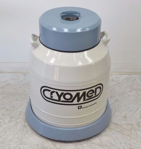 Forma Scientific CryoMed Model 8033 w/ CM-290 Alarm Dewar on Rolling Carriage