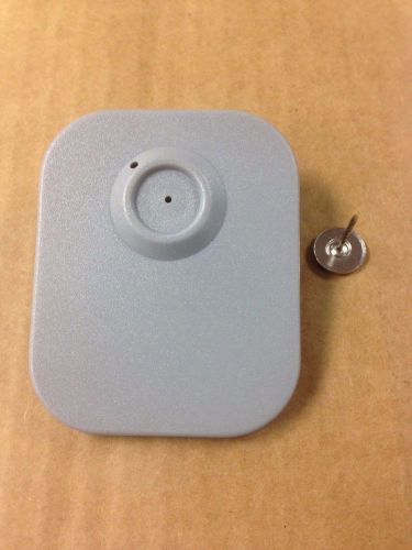 180pcs Checkpoint Security Compatible Large Grey Tag W/Pin RF 8.2MHz