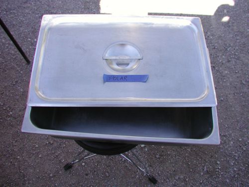 Excellent 12x20x6 deep transport steam table pan &amp; lid, vollrath + polar for sale