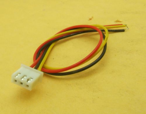 200PCS KF2510-3Pin 2.54mm Pitch male Terminals Connector with 200mm Leads Cables