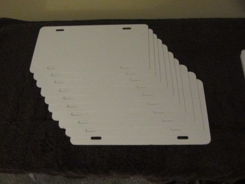 blank aluminum license plate,graphic arts, white blank license plates, 6 X 12