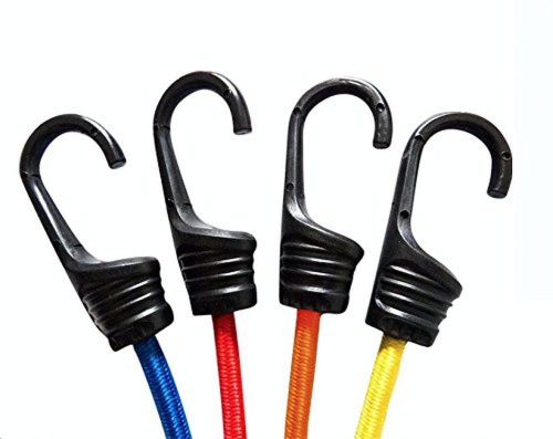 Bungee cord assortment and tarp ties 24 pieces by bison gear-uv resistant hea... for sale
