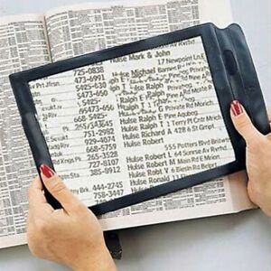 Home Office Supplies A4 Large Sheet Magnifier Glass Reading Aid Lens For Rmz