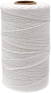 White String,100M/328 Feet Cotton String Bakers Twines,Kitchen Cooking String,He