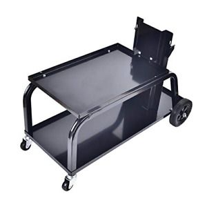 Universal MIG Welding Cart, Rolling Welding Cart with Wheels for TIG MIG Welder