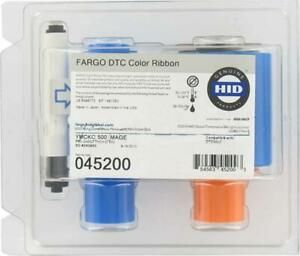 Genuine Fargo 45200 YMCKO Color Ribbon For Model DTC4500e Printer