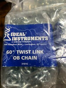 New Ideal Instruments 3101C 60” Twist Link OB Chain