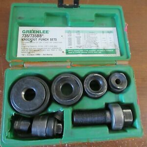 GREENLEE BALL BEARING PUNCH SET 735BB