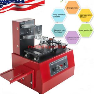 110V Electric Pad Printer Printing Machine T-Shirt MUG Ballpen Durable USA Sale