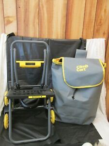 CLIMB CART STAIR CLIMBING FOLDING LIGHTWEIGHT UTILITY TROLLEY Up to 75 lb. USED