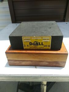 Vintage DoAll Granite Inspection Equipment Surface Calibrating