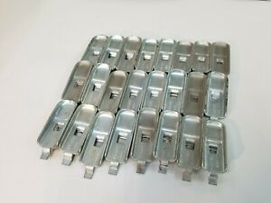 Frick Galagher Republic Style Steel Shelving Clips Shelf Hooks 24 Lot