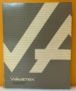 Wavetek 1986 Test &amp; Measurement Instrumentation Catalog.