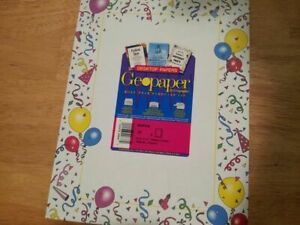 Desktop Geopaper Letterhead computer papers Happy Birthday Balloons