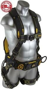 Guardian Fall Protection 21031 Cyclone Construction Harness with QC Chest/TB Leg