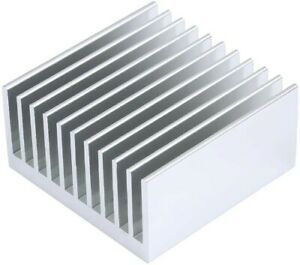5 Pcs 40x40x20mm Silver Aluminium Heat Sink Cooling Fin Radiator Heatsink
