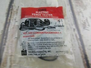 Vintage Dare 460 Electric Fence Tester No 460 NOS