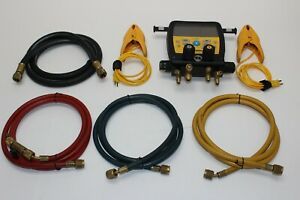 Fieldpiece SM480V 4-port SMAN Refrigerant Manifold With Micron Gauge