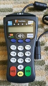 First Data FD-30 Credit &amp; Debit Card Swipe Reader + PIN Pad | WORKS PERFECTLY!!!