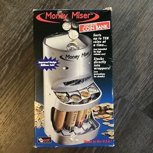 Money Miser Motorized Coin Sorter Sorts Stacks and Counts Coins Made in the USA