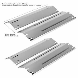 Stainless Steel Cover Durable Universal Retractable Length Heat Plate Silver For