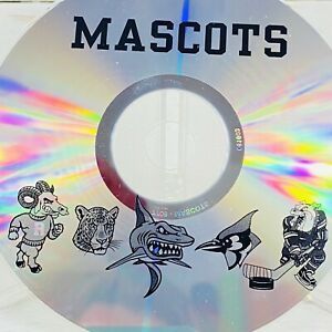 SPORTS MASCOTS VECTOR CLIPART SIGN WAREHOUSE VINYL CUTTER PLOTTER GRAPHICS CD