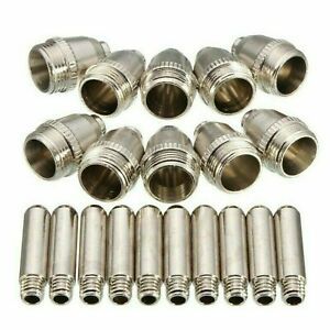 30* Plasma Cutter Torch Electrodes Tips Nozzles Cup Guide Kit For SG-55 AG-60